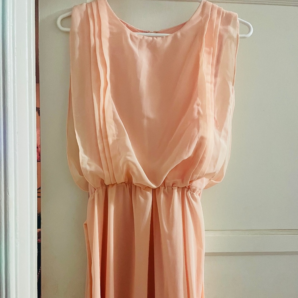 Peach Maxi Dress